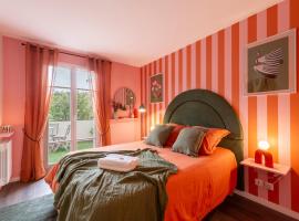 Agapé by Kleidos -Disney à 10min, T2 , 4P, Parking gratuit et terrasse, hotel i Magny-le-Hongre