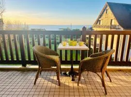 Chez Maryse 2 pièces vue mer parking privé