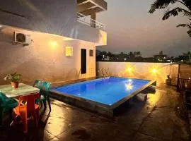 ll EMPYREAN STAY ll SUPREME VILLA ll 3BHK II PVT POOL II MINI BAR AREA II AC