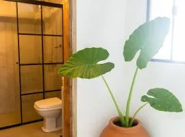 Dpto privado con 2 habitaciones, baño privado, cocina equipada y parking en el centro de Asunción