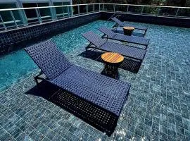 Harbor Living - Flat no Centro, Piscina, Academia & Wi-Fi