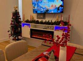 Spacious 3BR Apartment - 12min Newark Airport -Near NYC & Malls, Hotel in Newark