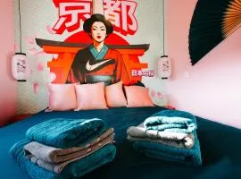 Appartement proche Lorient - Evasion Japonaise unique - Netflix - Jeux d'arcade - soirées ciné