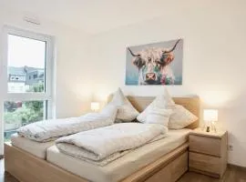 Gemütliches 1 Schlafzimmer Apartment mit Balkon & privatem Stellplatz für bis zu 4 Personen unmittelbar an der Mosel