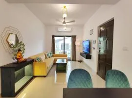 Premium Assagao 2BHK Modern Apartment with Pool