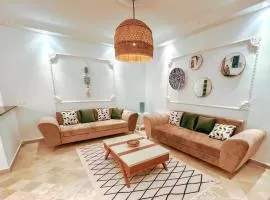 urban oasis in harhoura steps from the beach