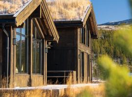 Ny og moderne hytte med sauna, jacuzzi og eget spillrom med biljard og dart Gratis elbillading og strøm inkludert i prisen, hotel in Flå