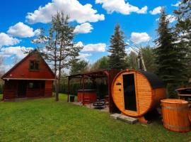 Całoroczny, drewniany domek przy lesie, ξενοδοχείο σε Prażmów