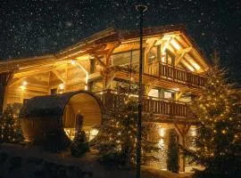 Chalet Aguila - Jacuzzi et sauna panoramique - vue spectaculaire