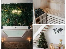 Duplex Lomy vue sur le port avec Sauna-balneo-5mn plage