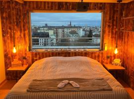 Chalet sur le toit de Strasbourg SPA Cin&eacute;ma, casa de muntanya a Estrasburg