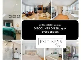 5BR Bedford Home, Sleeps 7,Perfect for Contractor Stay Near Transport Links