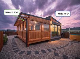 Rajska polana Domki PREMIUM ,na odludziu z prywatną BALIĄ z jacuzzi i sauną ,Cisza,rowery elektryczne,góry,astroprzygoda,- Adršpach, Skalne Miasto, Zamek Książ,Andrzejówka,Karpacz, Śnieżka,Janskie Laznie,Pec, hotel in Mieroszów