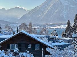 Lake and Mountain View Villa with Whirlpool and Free Parking in Huenibach, ξενοδοχείο σε Thun