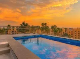 Duplex 4 chambres - Piscine & Gym à 5 min du Carre Eden - Marrakech Center