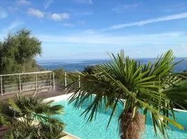 Villa avec vue mer et piscine à débordement