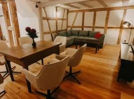 Fachwerk Loft - Parken - Balkon - Appartement am Kocher & Stadtpark