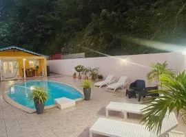 Studio Cosy avec espace piscine à la villa Boucard