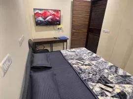 AC room with attached washroom