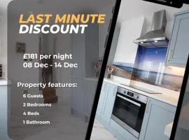 Luxury 2 Bedroom Georgian home, hot tub, sea view, private garden, sleeps 6