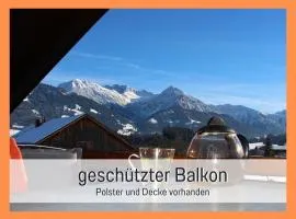 Biohof Burger, 3 sonnige Fewo, alle mit Balkon, Spielzimmer, Grillhütte, 7 km vor Oberstdorf