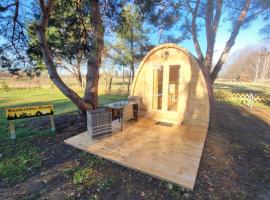 Wanderh&uuml;tte Woody, camping in Schwarzbach