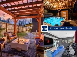 Luxury STL Oasis Sauna, Firepit, HotTub and Games