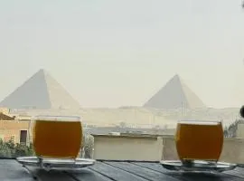 Jewel pyramids & Grand museum view