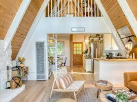 A-Frame Retreat Chic and Modern Forest Views Hammock Outdoor Dining Decks