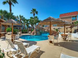 2 Blocks to the Beach Patio Resort Pool w Slide Tranquil Tides by AvantStay