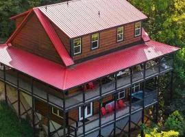 Indoor Pool Theater Hot Tub Mountain Views Near Dollywood Crimson Crest by AvantStay