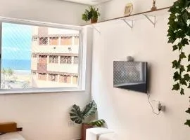 Vista MAR, Garagem, AC, Alexa, enxoval completo