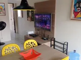 FLAT MONTE CASTELO CONDOMÍNIO GRAVATÁ NA FRENTE DA ÁREA DE LAZER - Pe