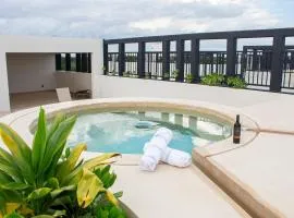 Tulum Downtown, Pool & VIP Beach Club Acces, wifi