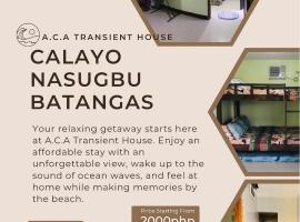 ACA Transient House, δωμάτιο σε οικογενειακή κατοικία σε Nasugbu