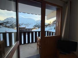 Méribel Mottaret C1 - Studio cabine pied des pistes et face aux montagnes, hotel in Les Allues