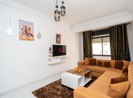 Mesk Lil residence playa Malabata wifi fibre 200M、タンジェのホテル