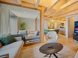 Visionary Hospitality Bassersdorf, Zürich - Premium Apartments in Swiss Style with Free Parking, Washer, Kitchen, Terrace, Vaulted Cellar Event Room, Bus Stop, 15' City & Airport