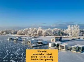 HT Houseboats - domki na wodzie - sauna, motorówka, rowerki wodne