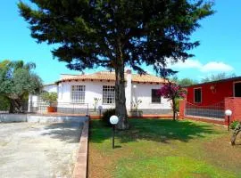 Spacious villa with a large veranda and pool