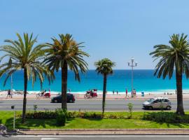 Beautiful apartment by the sea front, hotel near EDHEC Business School, Nice