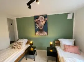 Premium-Apartment, 4 Betten, Nahe Ulm für Familien und Gruppen,Hund