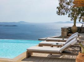 Villa Vista Mykonos, hotel in Tourlos