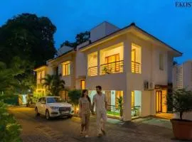 EKO STAY - Solace Villa I Charming Villa close to Candolim Beach