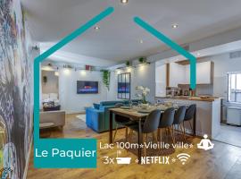 Le Paquier - MyCosyApart, Vieille ville, Calme, Lac 100m, Netflix, Hotel in Annecy