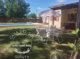 Quinta casa del sol, hotel in Cañuelas