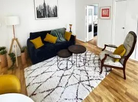 T2 lumineux près du Palais Calme, WiFi, télétravail, confort premium