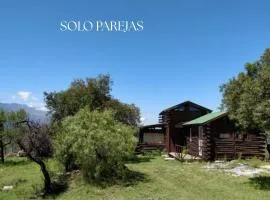 Cabaña de Troncos en la montaña