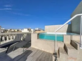 Malta Rooftop Villa with Private Plunge Pool & BBQ