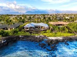 KBM Resorts FREE CAR Oceanfront NEW Premium 4 Bedroom Villa with in-home Movie Theater and Private Pool and Hot Tub AC Hale Nani at Kolea Kai